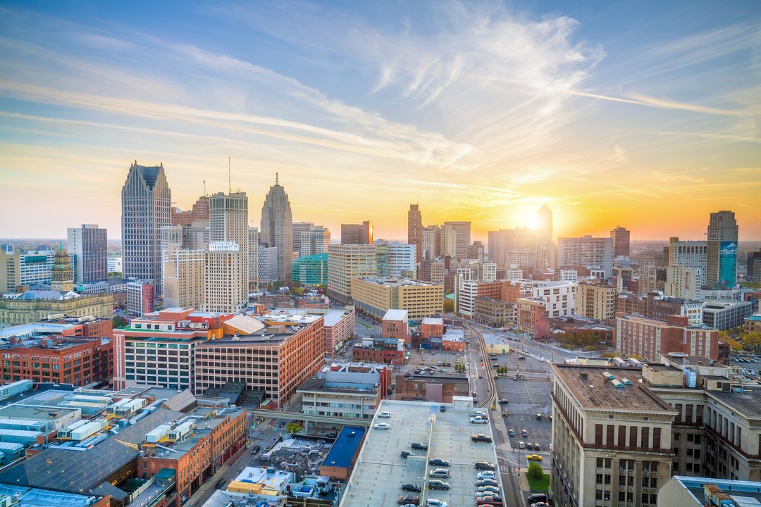 detroit startups - image of skyline