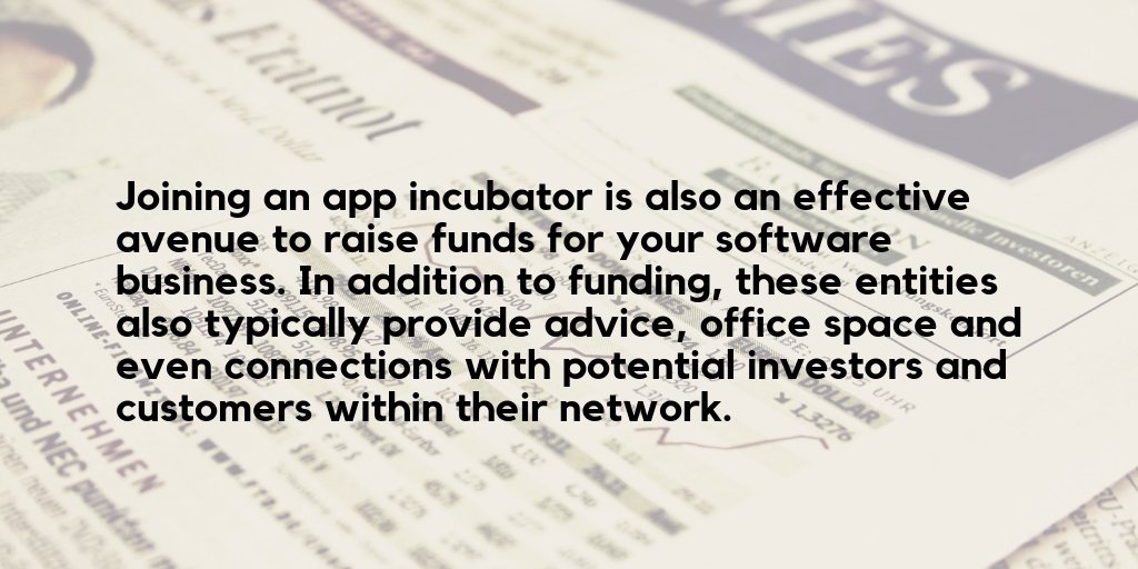 Joining an app incubator - quote