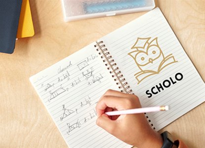 Startup Pitch Deck for Scholo, an ed tech solution