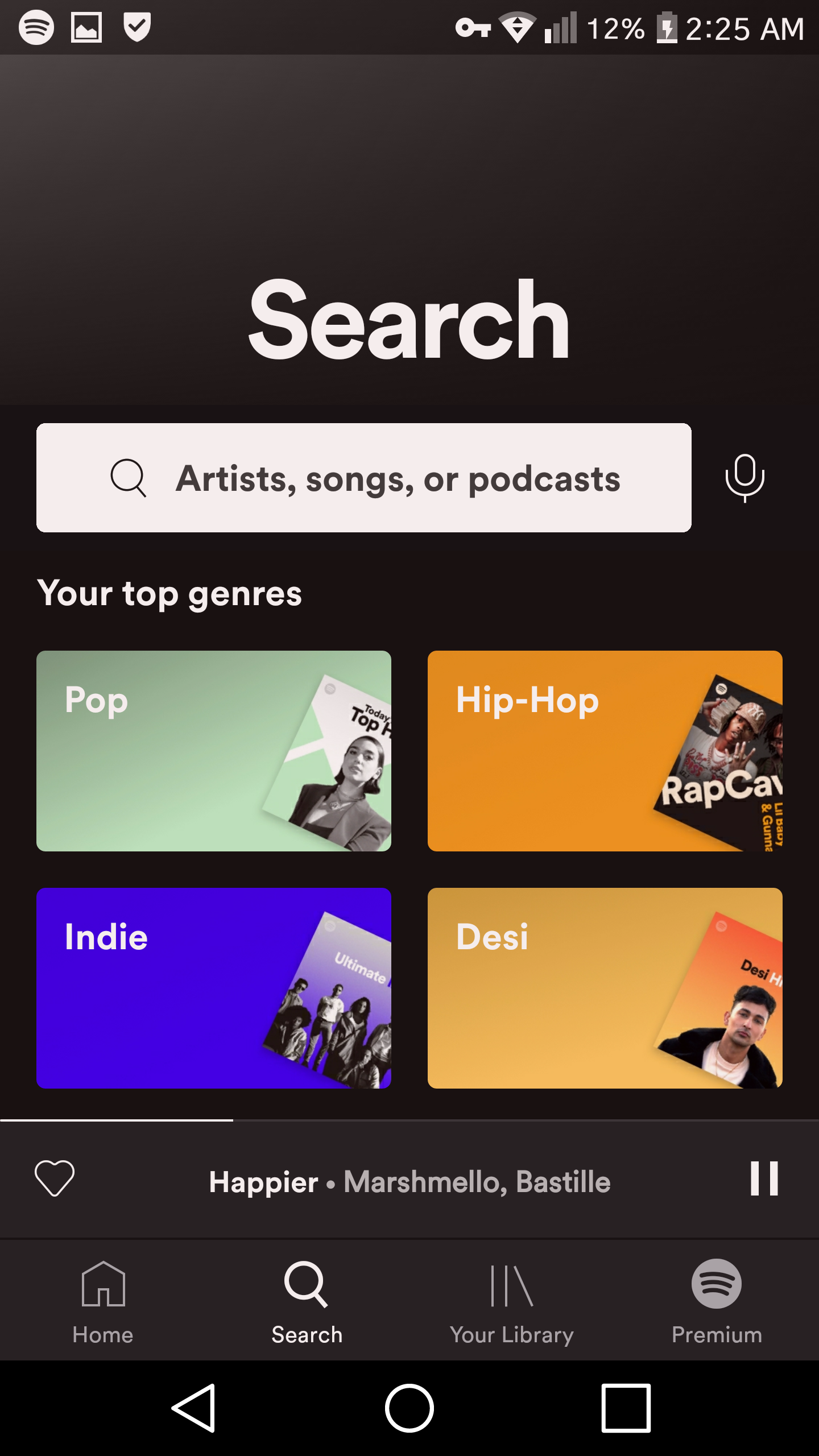 Best app design examples - Spotify #1